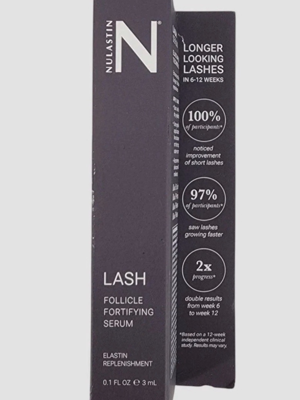 NIB NULASTIN Lash Follicle Fortifying Serum 3mL - Unopened - Award Winning